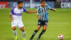 Grêmio empatou com o Defensor Sporting em seu último jogo no Uruguai em 2018 Foto: Lucas Uebel/Grêmio FBPA