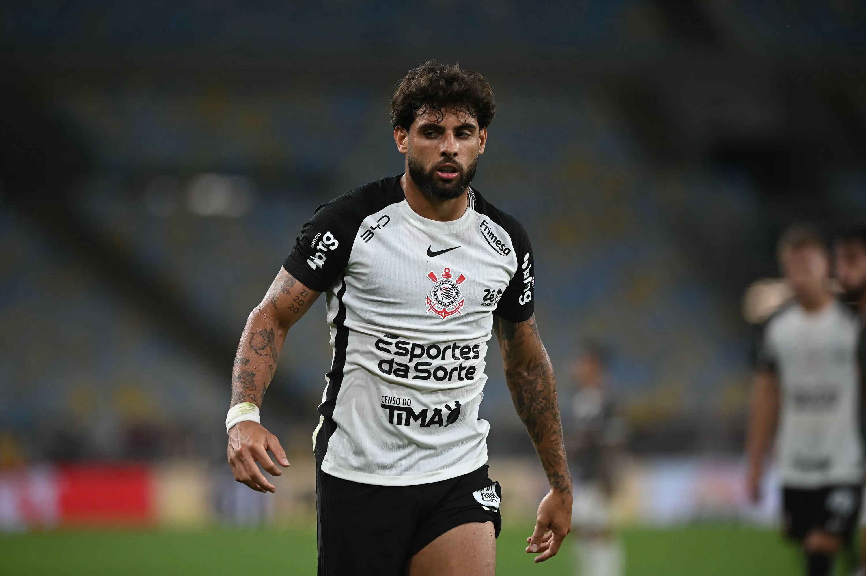 Yuri Alberto jogador do Corinthians durante partida contra o Fluminense no estadio Maracana pelo campeonato Brasileiro A 2026. Foto: Jayson Braga/AGIF