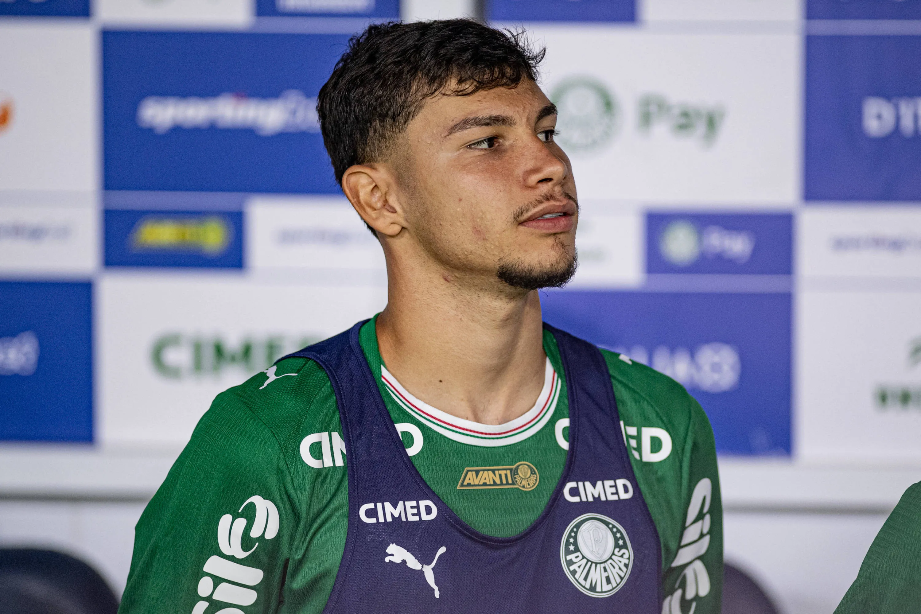 Erick Belé entrou em três partidas do Palmeiras pela fase inicial do Campeonato Paulista – Foto: IMAGO / Sports Press Photo