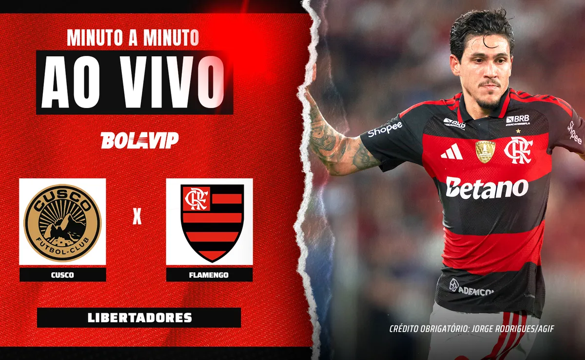Cusco x Flamengo AO VIVO – Onde assistir a estreia rubro-negra em tempo real pela Copa Libertadores