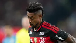 Bruno Henrique jogador do Flamengo durante partida contra o Santos no estadio Maracana pelo campeonato Brasileiro A 2026. Foto: Jorge Rodrigues/AGIF