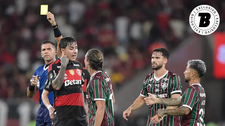 Pulgar e Canobbio durante o último clássico