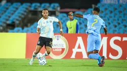 Braithwaite foi titular na derrota para o Montevideo City Torque