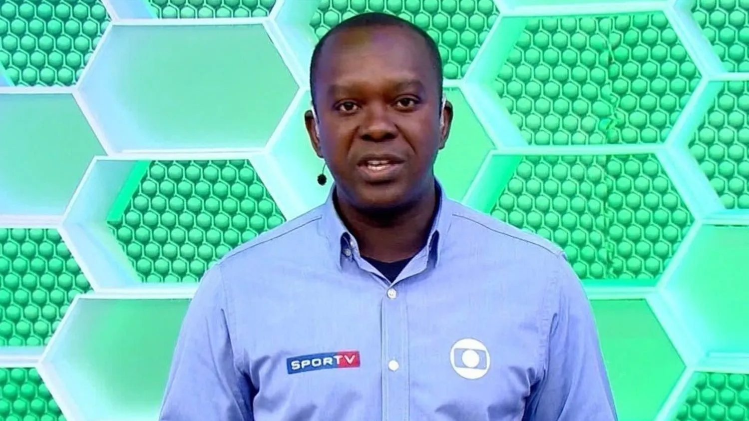 PC de Oliveira durante transmissão no SporTV