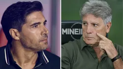 Abel acha que Renato está certo em poupar o elenco - Foto Abel: Marcello Zambrana/AGIF - Foto Renato: Gilson Lobo/AGIF