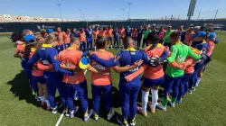 Seleção Feminina Sub-20 em treino no Kansas - Foto: Divulgação/CBF