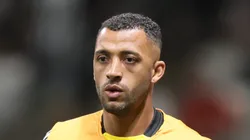 Defensor do Galo durante partida da Sul-Americana