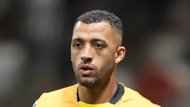 Defensor do Galo durante partida da Sul-Americana
