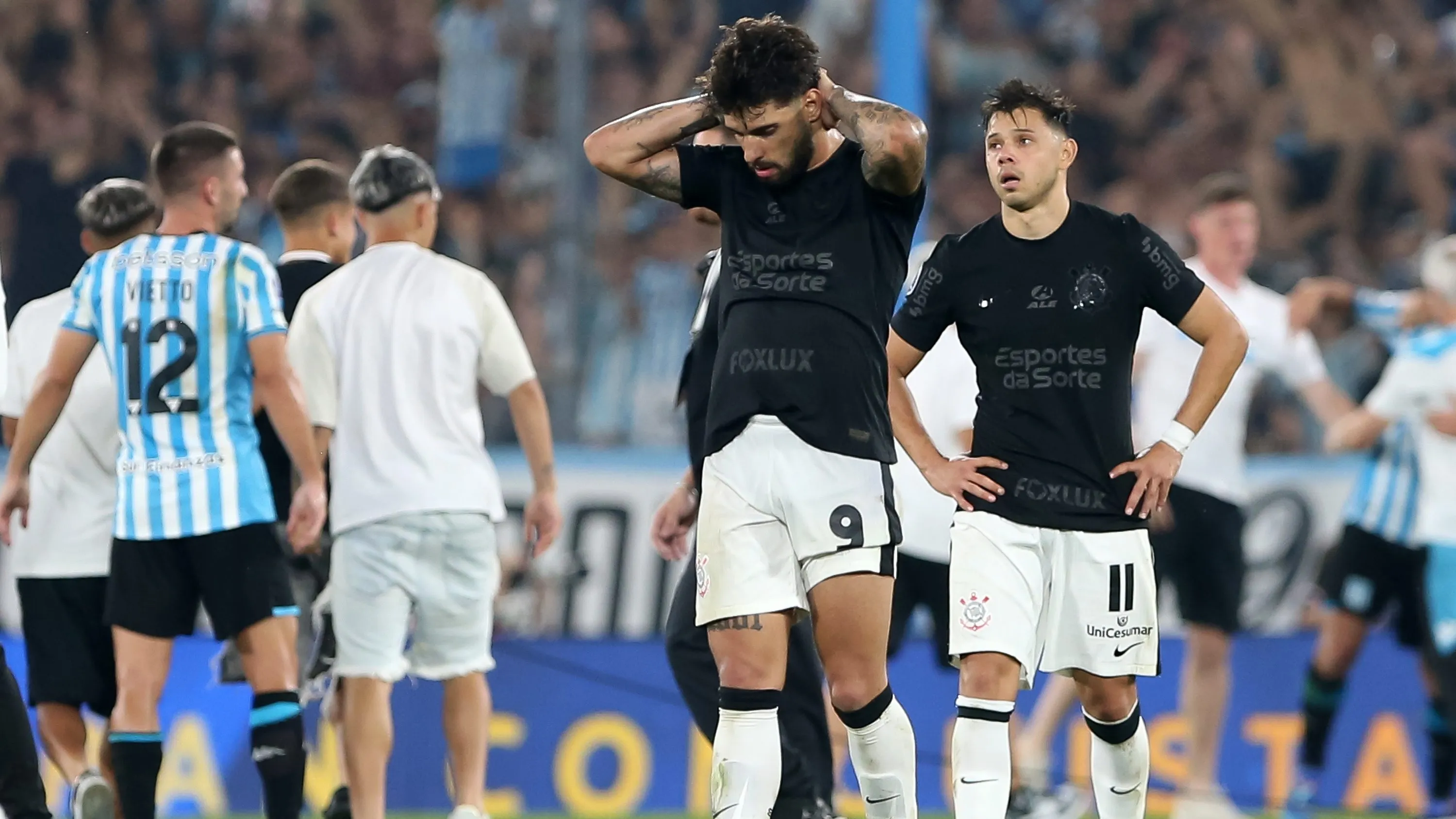 Racing x Corinthians em 2024. (Photo by Daniel Jayo/Getty Images)