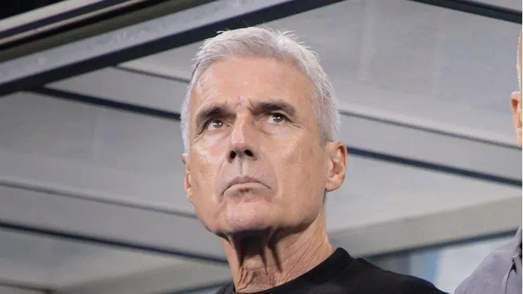 Luís Castro durante partida do Tricolor na Arena