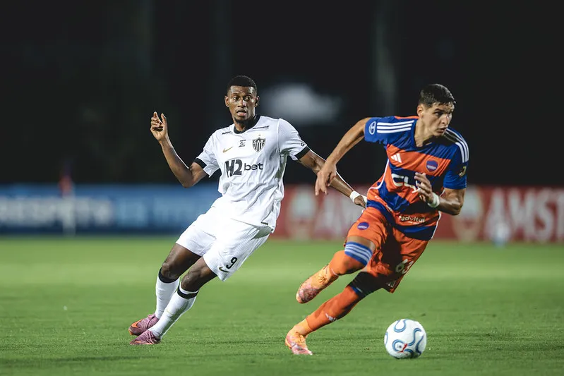 Atlético-MG perdeu para o Puerto Cabello pela Copa Sul-Americana. Foto: Pedro Souza/Atlético-MG