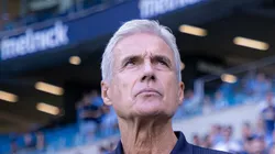 Luís Castro durante jogo do Imortal na Arena.