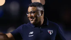 Roger durante partida no Morumbis