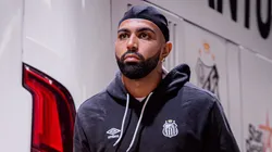 Gabigol jogador do Santos durante viagem com a delegação