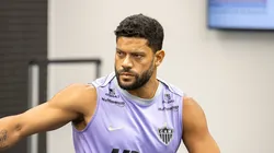 Hulk jogado do Atlético-MG durante treinamento