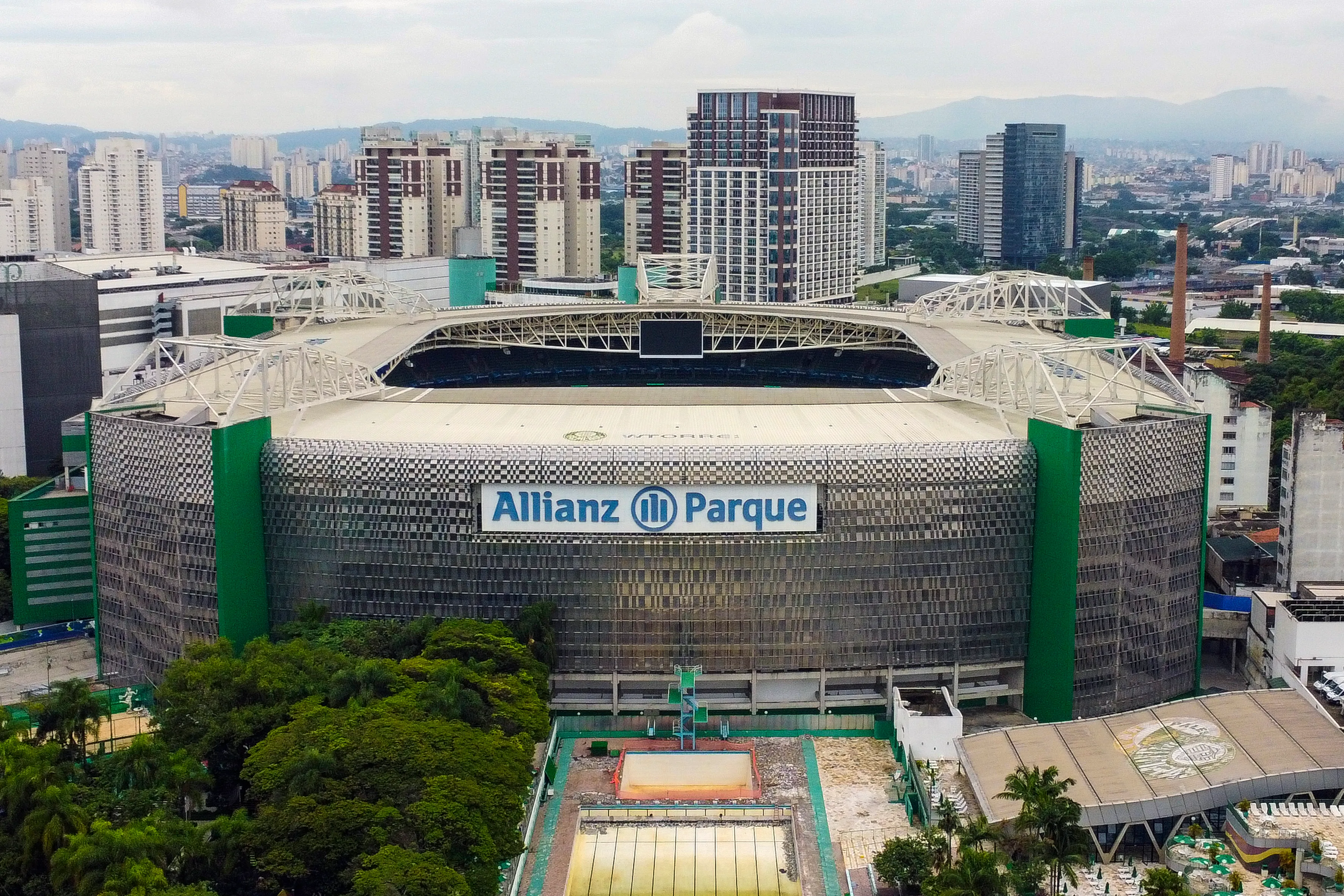 Desde 2014 com Palmeiras, Allianz rompeu acordo com WTorre e Nubank assume naming rights do estádio até 2034 – Foto: Ricardo Moreira/Getty Images