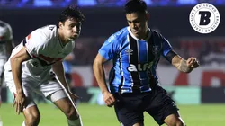 Santos chegou a consultar situação de Ferraresi (à esquerda), mas SPFC fechou a porta - Foto: Marcello Zambrana/AGIF