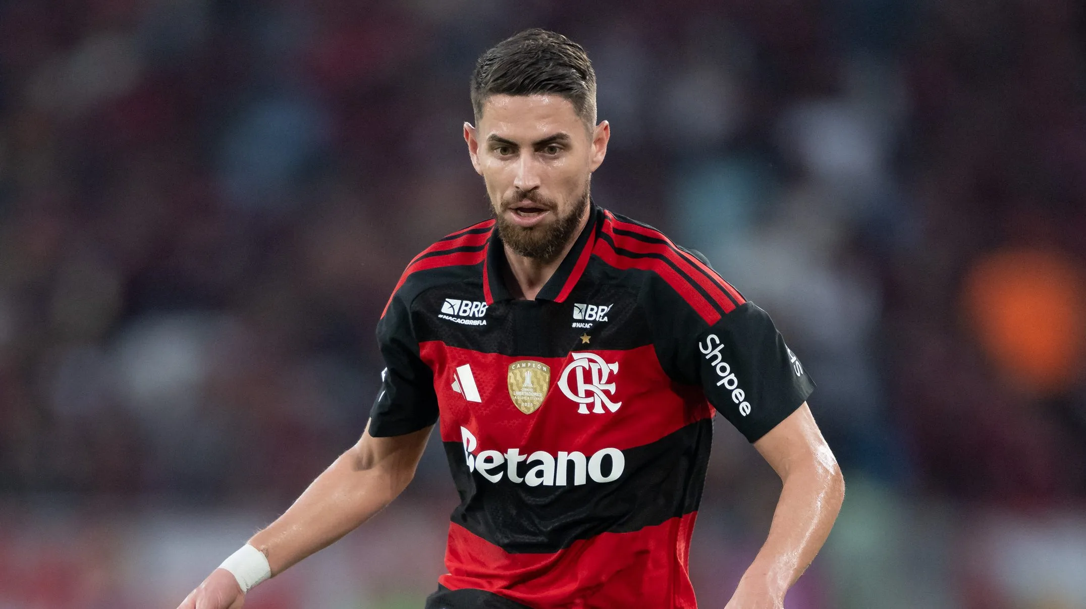 Jorginho, do Flamengo. Foto: Jorge Rodrigues/AGIF