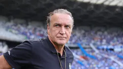 Cuca durante partida no Mineirão, contra o Cruzeiro.