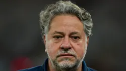 Julio Casares presidente do Sao Paulo antes da partida contra o Flamengo no estadio Maracana pelo campeonato Brasileiro A 2024. Foto: Thiago Ribeiro/AGIF