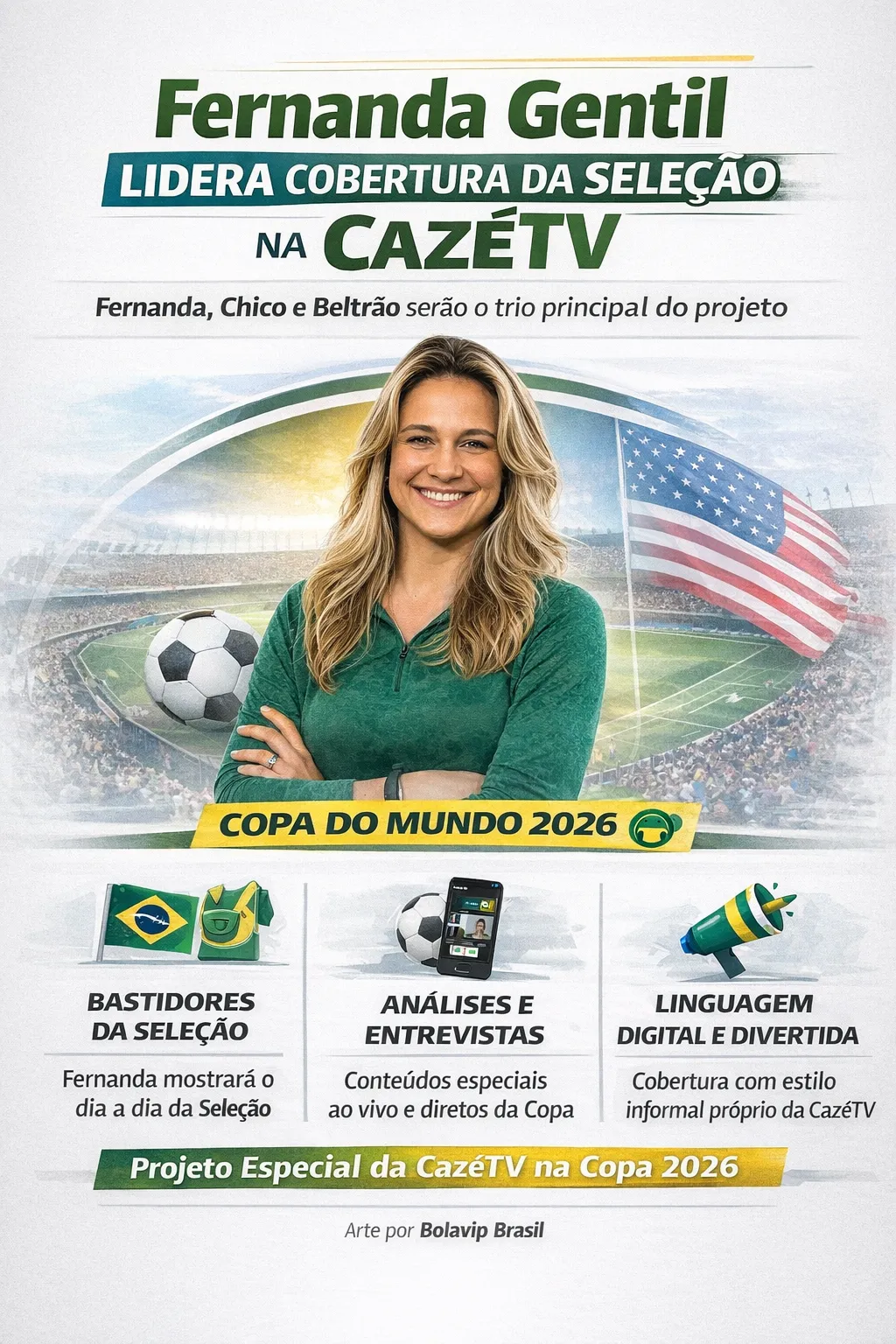 Foto: gerada com auxílio de IA pelo Bolavip Brasil.