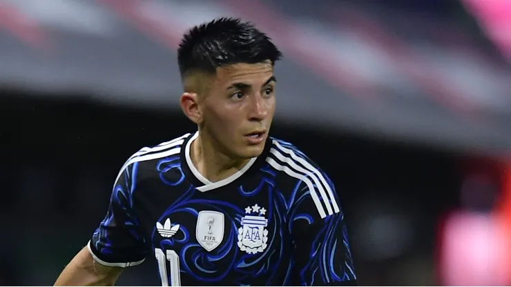 Thiago Almada, meia-atacante do Atlético de Madrid - Foto: Marcelo Endelli/Getty Images