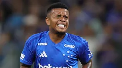 Keny Arroyo jogador do Cruzeiro lamenta durante partida contra o Vitoria no estadio Mineirao pelo campeonato Brasileiro A 2026. Foto: Gilson Lobo/AGIF