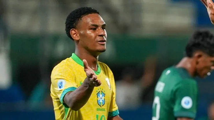 Eduardo Conceição, meia do Palmeiras e da Seleção Brasileira Sub-17 - Foto: Nelson Terme / CBF