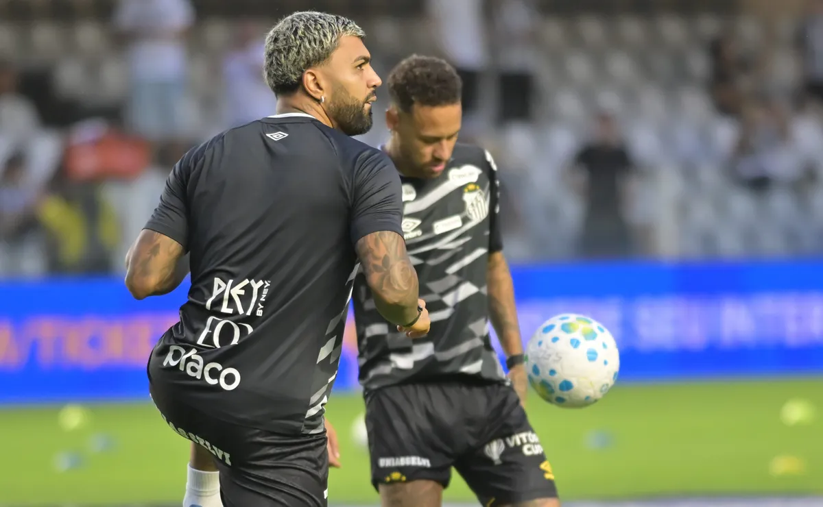Neymar e Gabigol somam apenas uma vitória juntos em 2026 e viram desafio para o Santos
