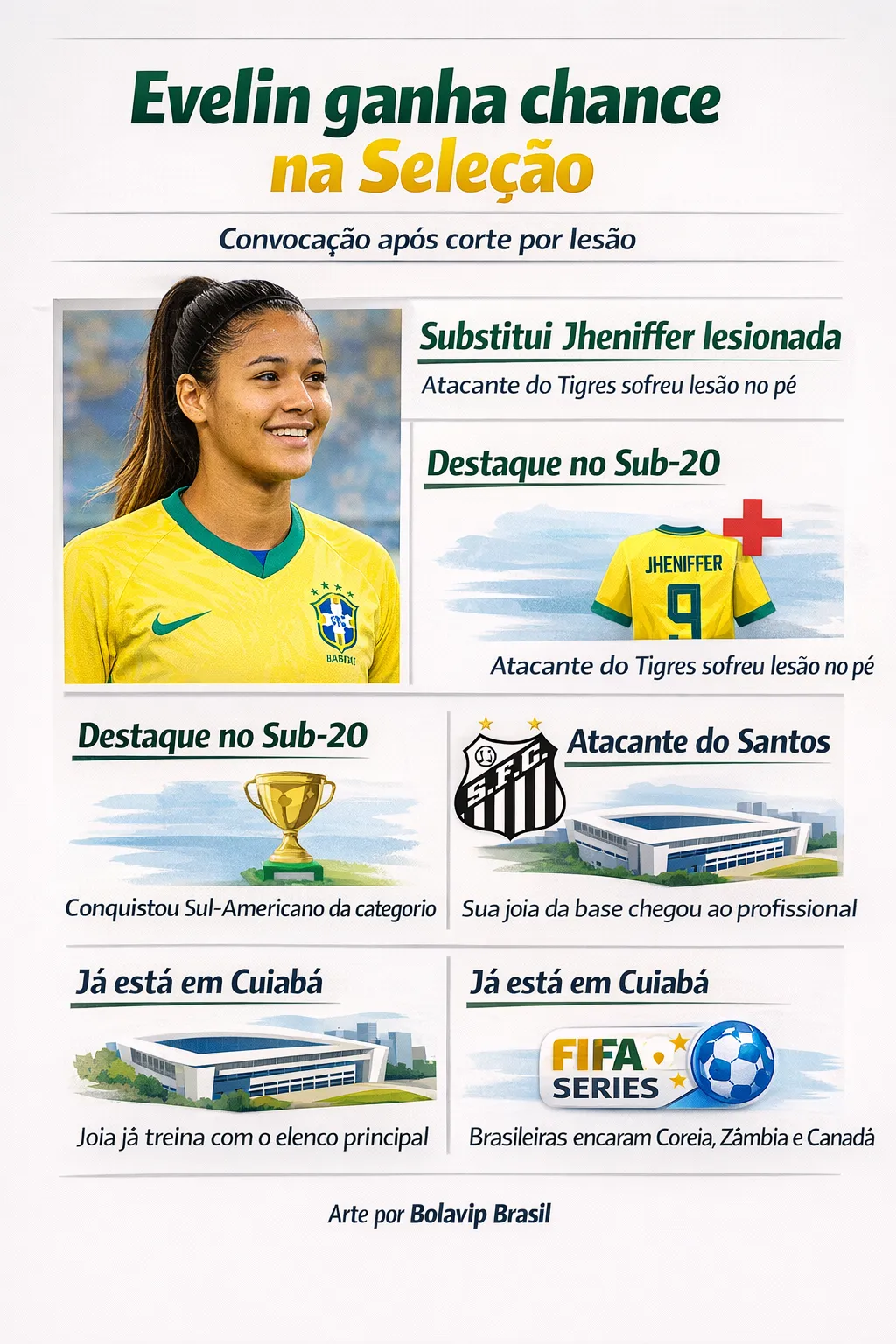 Infográfico Evelin Bonifácio Santos