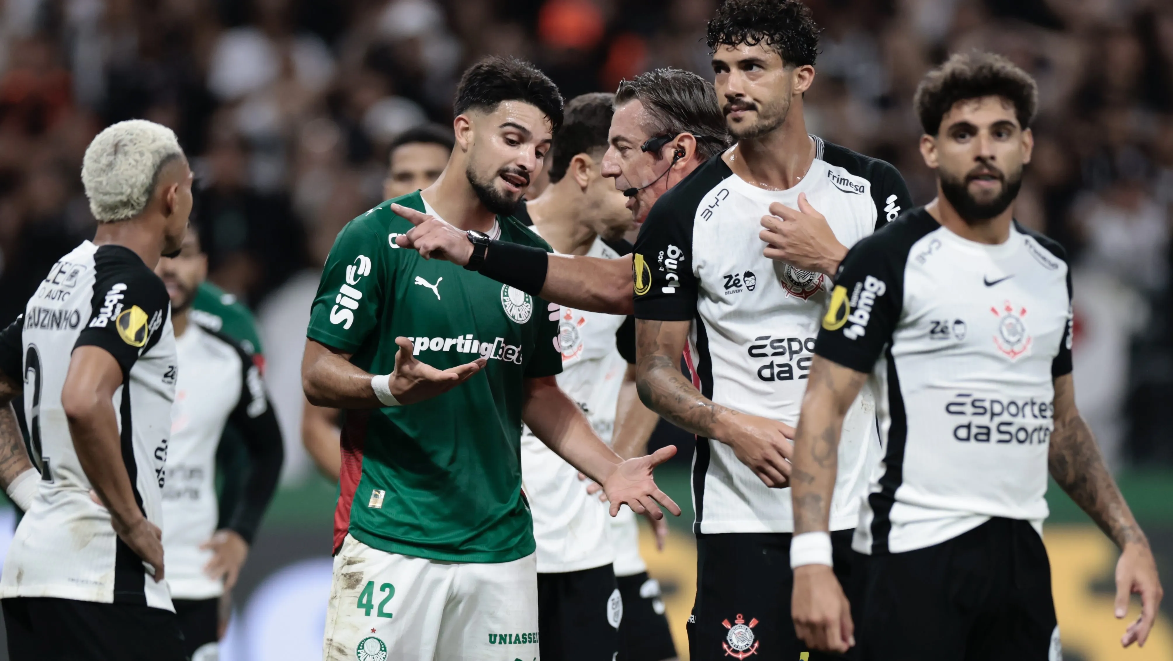 Corinthians X Palmeiras. Foto: Marcello Zambrana/AGIF