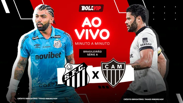 Moises marca e Santos vence o Atlético-MG