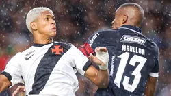 Jogo entre Remo e Vasco foi atrapalhado pela forte chuva em Belém Foto: Fernando Torres/AGIF