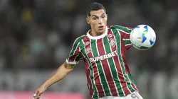 RJ - RIO DE JANEIRO - 19/08/2025 - COPA LIBERTADORES 2025, FLUMINENSE X AMERICA DE CALI - Kevin Serna jogador do Fluminense durante partida contra o America de Cali no estadio Maracana pelo campeonato Copa Libertadores 2025. Foto: Thiago Ribeiro/AGIF