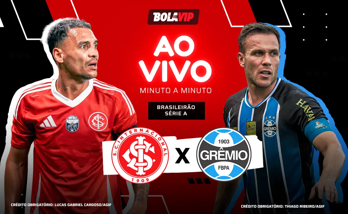 GreNal: Internacional x Grêmio AO VIVO – Onde assistir jogo em tempo real pelo Brasileirão 2026