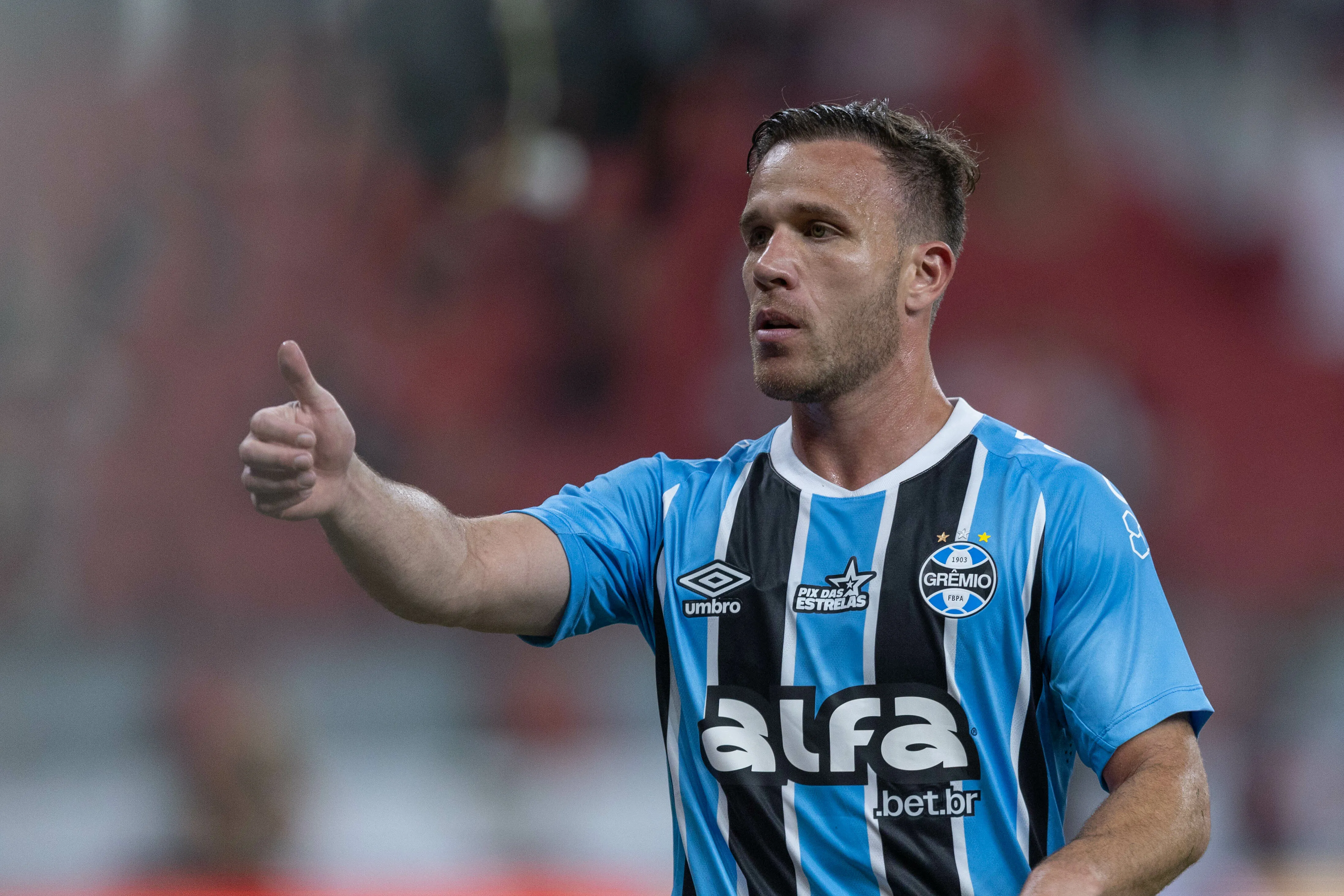 Arthur retornou ao Grêmio no meio de 2025. Foto: Liamara Polli/AGIF