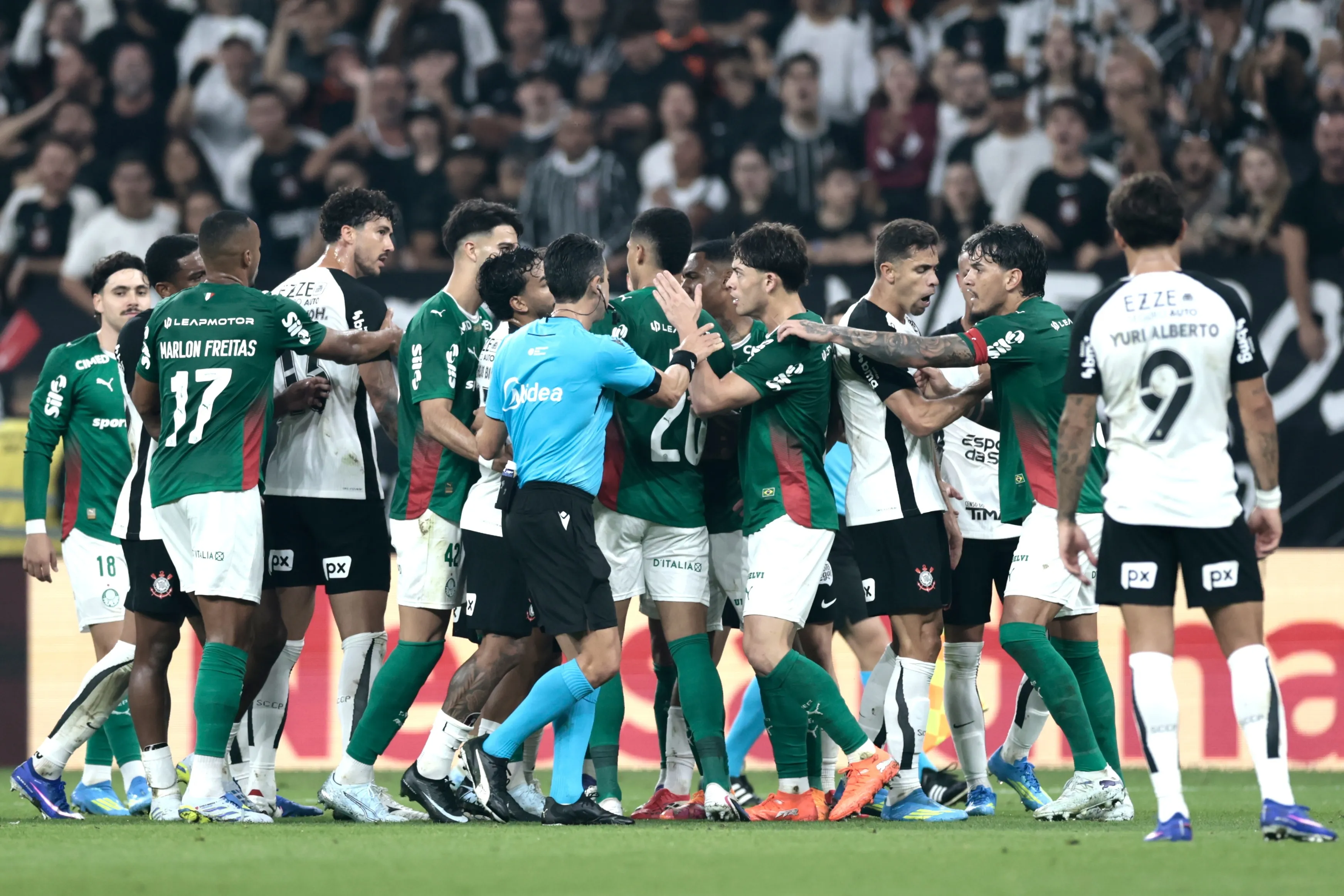 Corinthians x Palmeiras. Foto: Marcello Zambrana/AGIF
