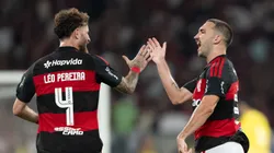 A dupla começou no time titular do Flamengo