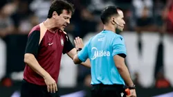 Fernando Diniz, técnico do Corinthians durante partida contra o Palmeiras no estadio Arena Corinthians pelo campeonato Brasileiro A 2026. Foto: Marcello Zambrana/AGIF