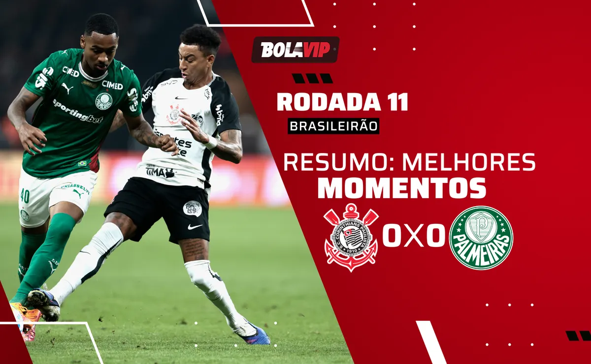 Corinthians 0 x 0 Palmeiras: resumo completo do Dérbi pelo Brasileirão 2026