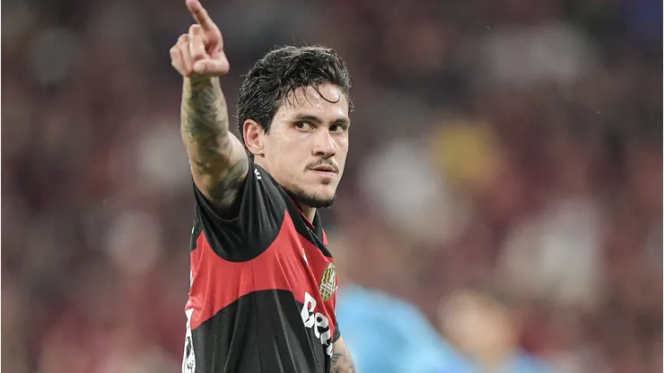 Pedro marcou dois gols contra o Flu. Foto: Thiago Ribeiro/AGIF