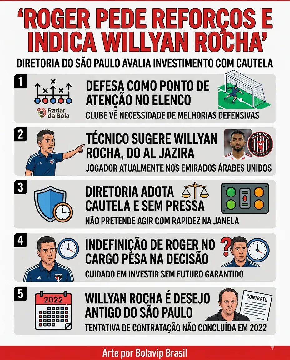 Infográfico sobre o tema da matéria – Foto: gerada com auxílio de IA pelo Bolavip Brasil