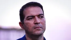 Marcelo Paz durante jogo contra o Bahia na Vila Belmiro.