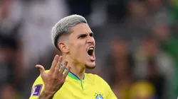 Pedro em campo pela Seleção em 2022.