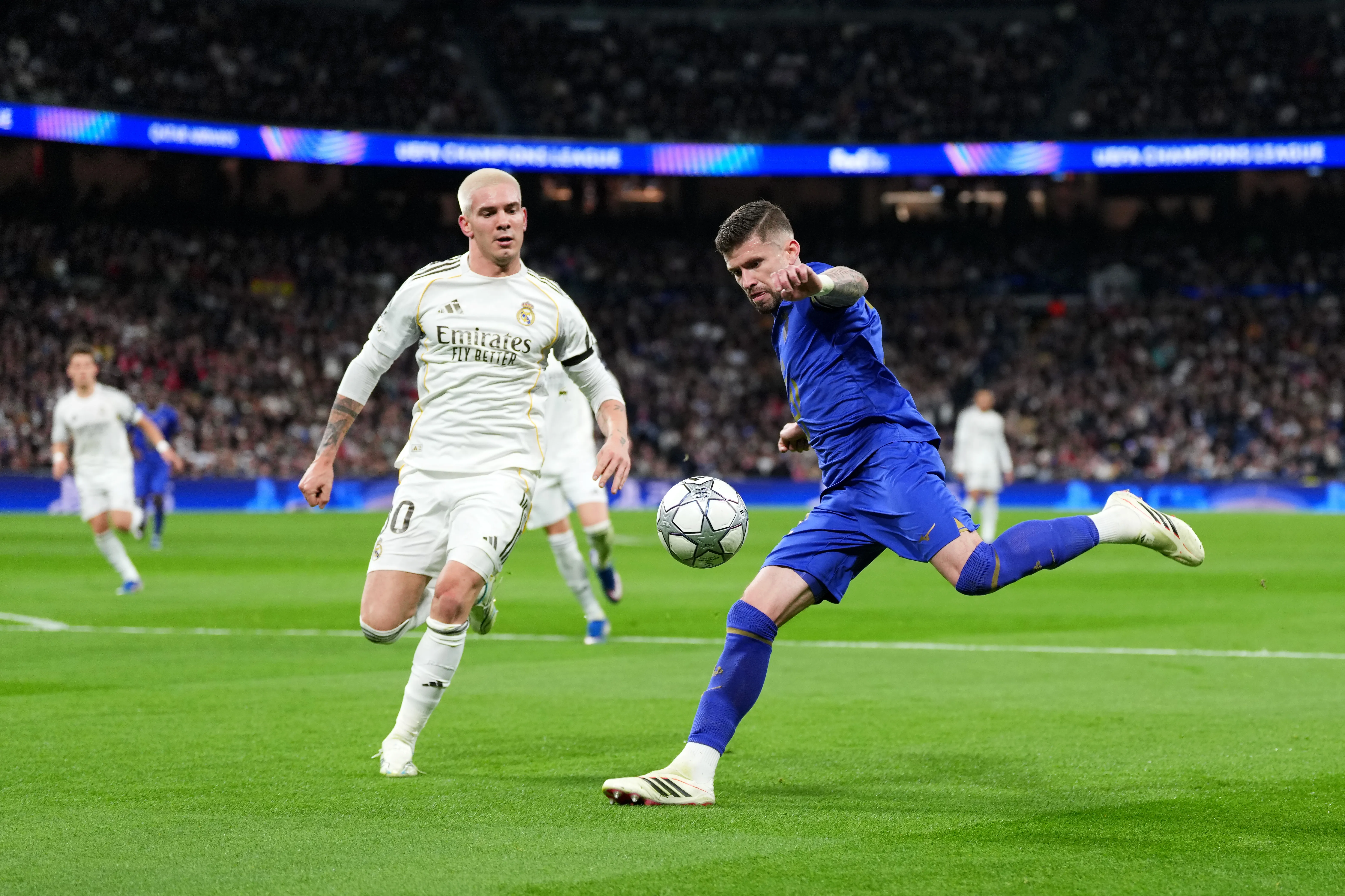 Caio Henrique em jogo diante do Real Madrid. Photo by Aitor Alcalde/Getty Images