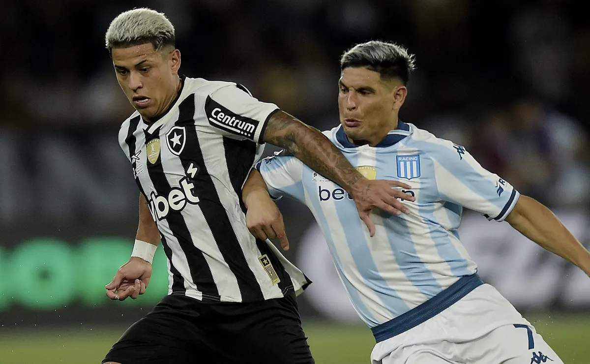 Botafogo reencontrará o Racing Club com apenas oito remanescentes do vice da Recopa Sul-Americana de 2025