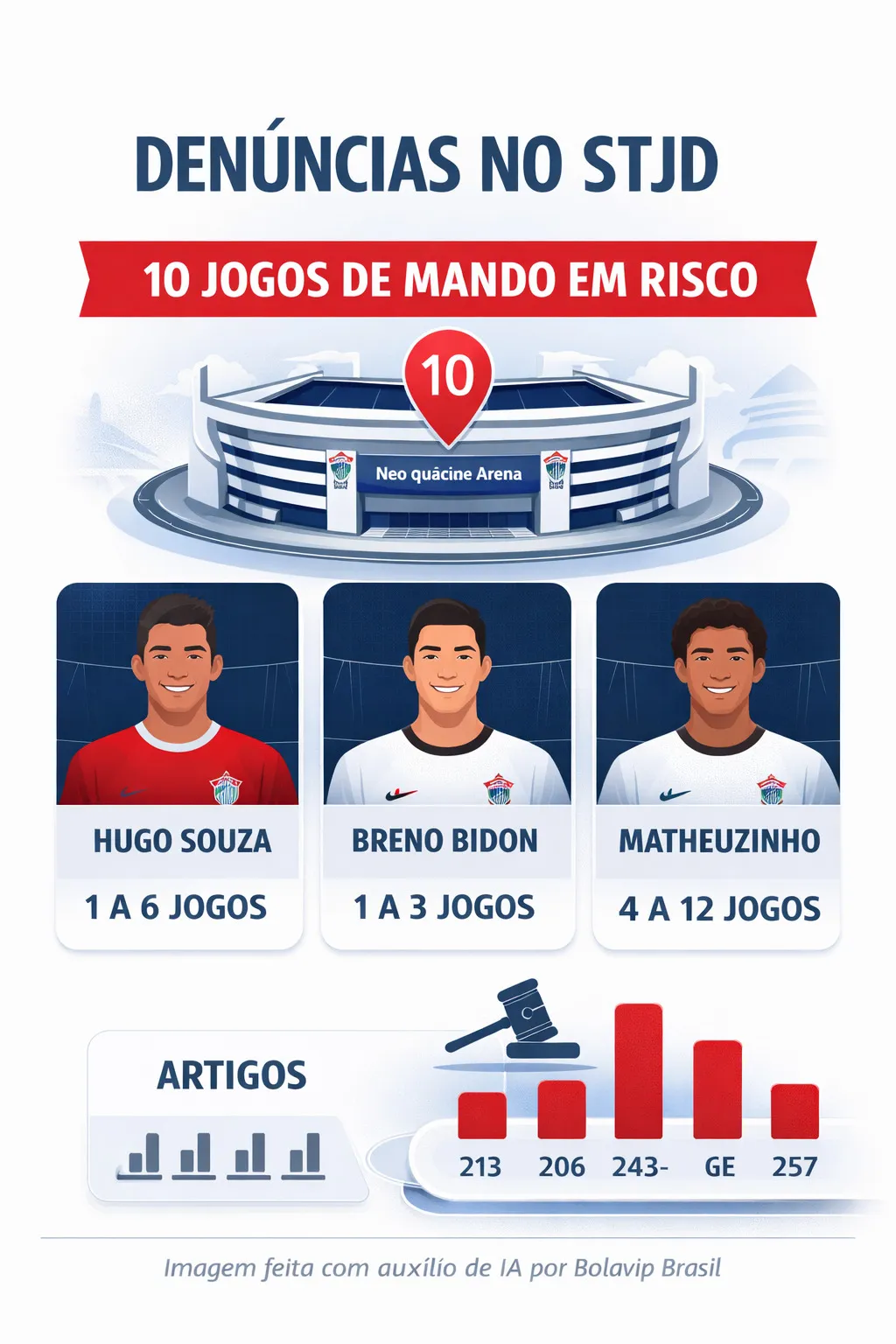 Infográfico Corinthians STJD
