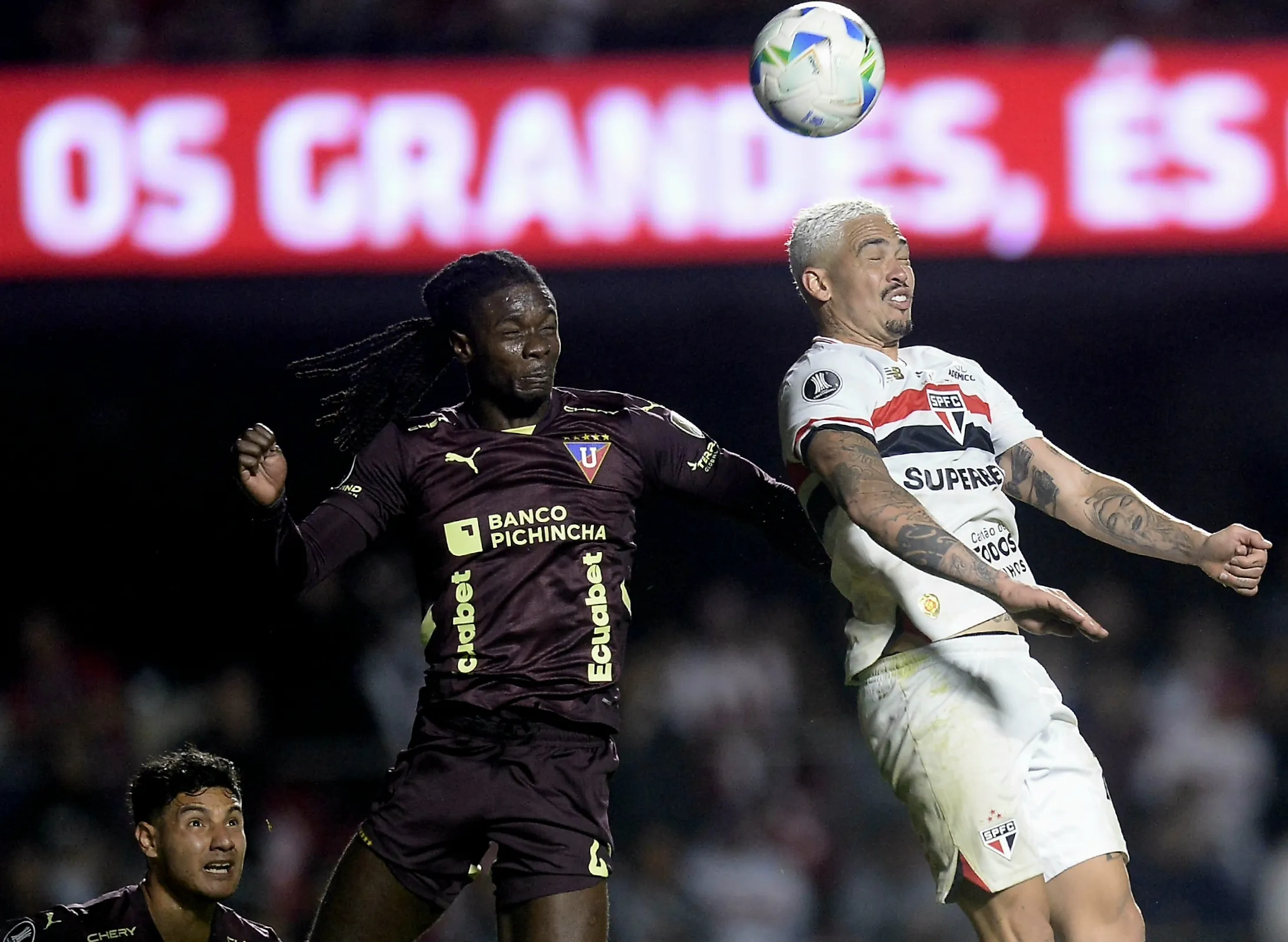 São Paulo foi eliminado da Libertadores pela LDU no Morumbis. Foto: Alan Morici/AGIF