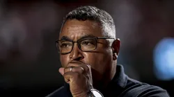 Roger Machado durante partida no MorumBIS.