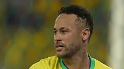 Neymar durante partida das Eliminatórias.